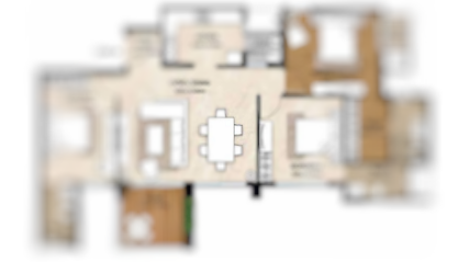 Arkade Bhandup west 4BHK Plan